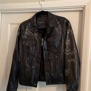 Soft leather jacket with bling!